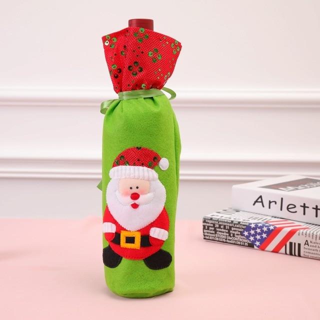 Cache-bouteille spécial Noël