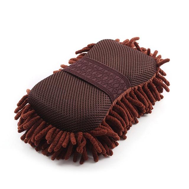 Éponge de lavage de voiture en microfibres