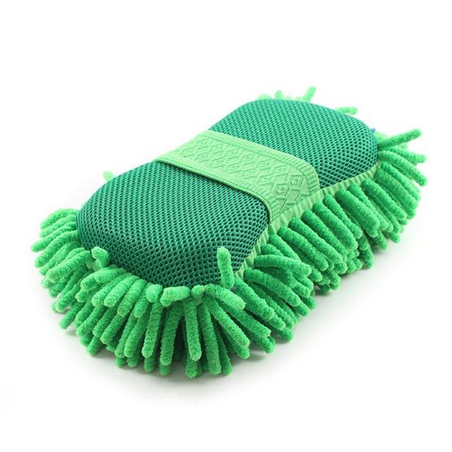Éponge de lavage de voiture en microfibres