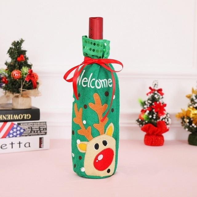 Cache-bouteille spécial Noël