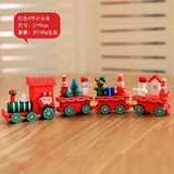 Train de Noël en bois