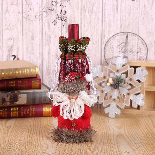 Cache-bouteille spécial Noël