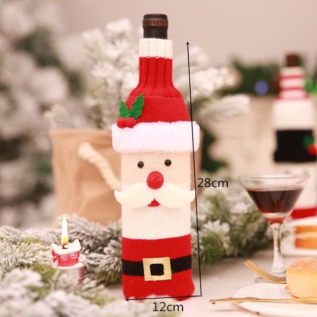 Cache-bouteille spécial Noël