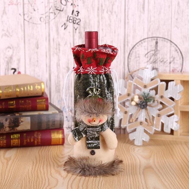 Cache-bouteille spécial Noël
