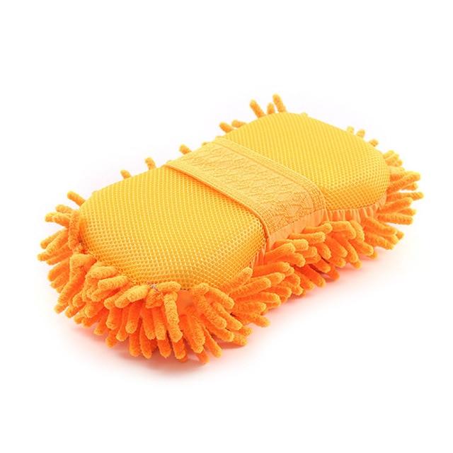Éponge de lavage de voiture en microfibres
